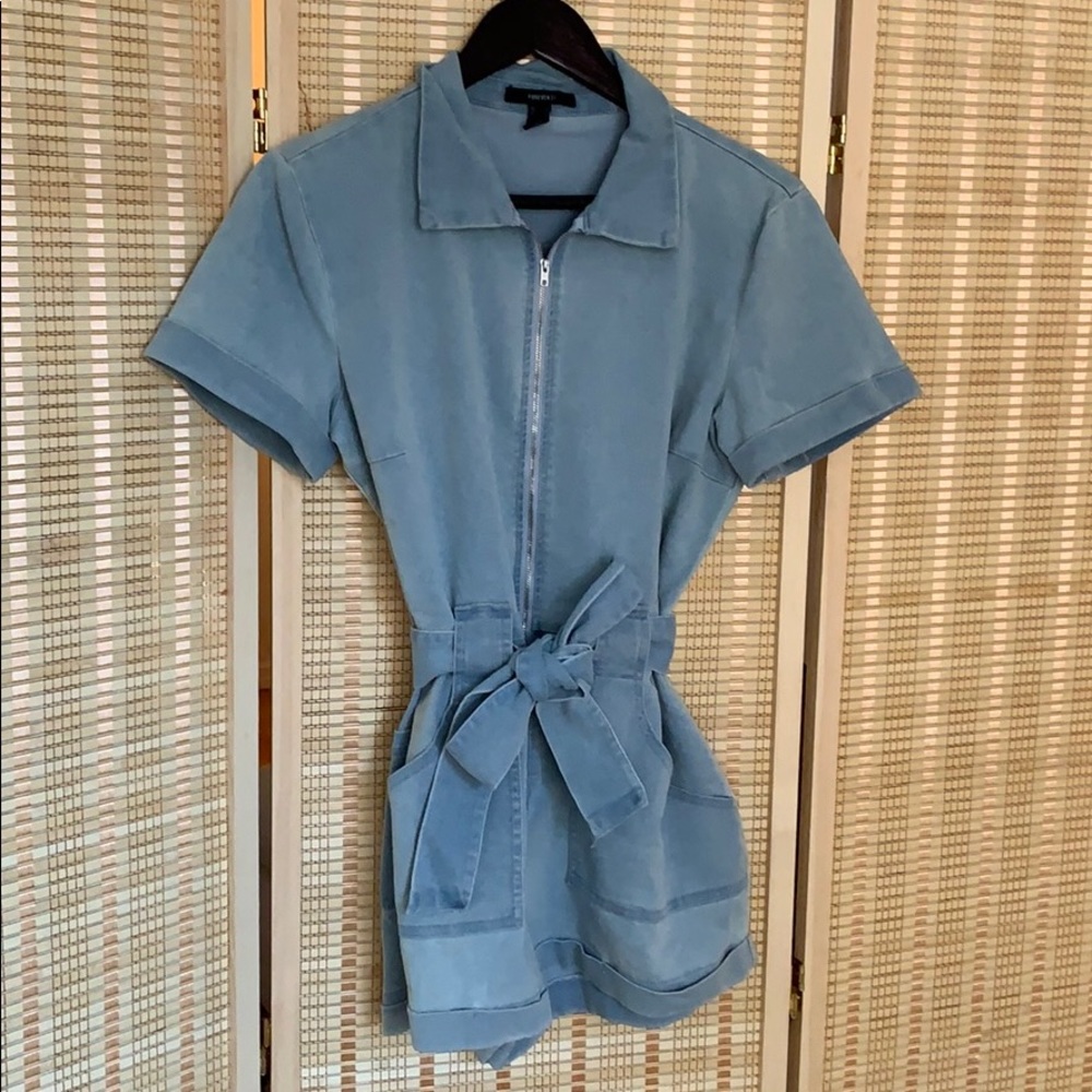 denim romper